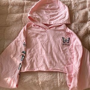 Pink Sweater Croptop for kids & teens